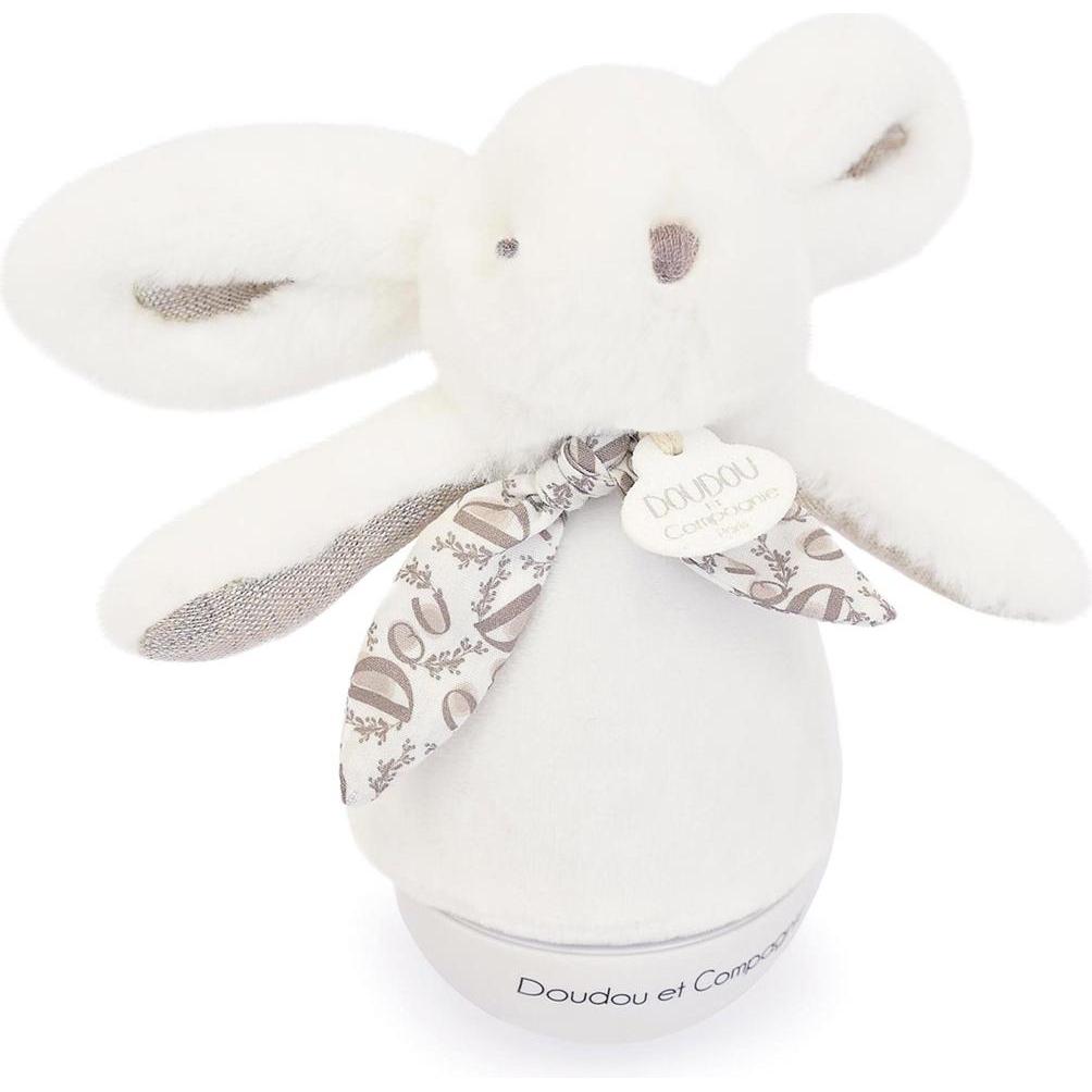 Thumbnail - Doudou et Compagnie, Nachtlicht, Nachtlicht mit Musik Hase, weiss 16cm