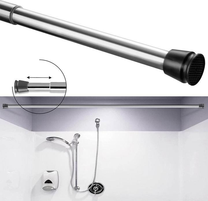 Produktbild Casa Pura Duschvorhangstange verchromt55 bis 90 cm