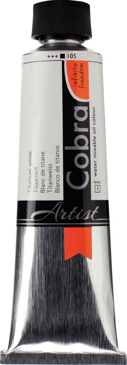 Actual product image Cobra Oil paints Artist (Titanium white, 150 ml)