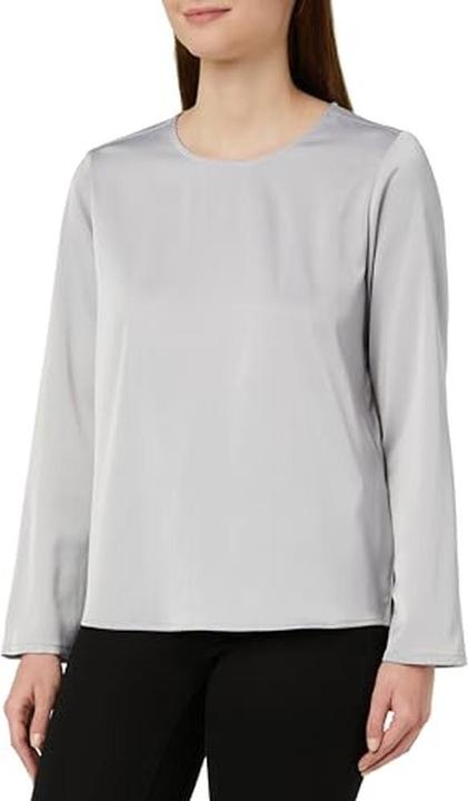 Actual product image Jalene Elegant Blouseshirt with Flattering Round Neck and Casual Fit (S)