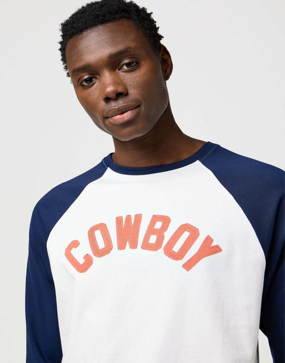 Actual product image Wrangler Langarmshirt Ls Baseball Tee (M)