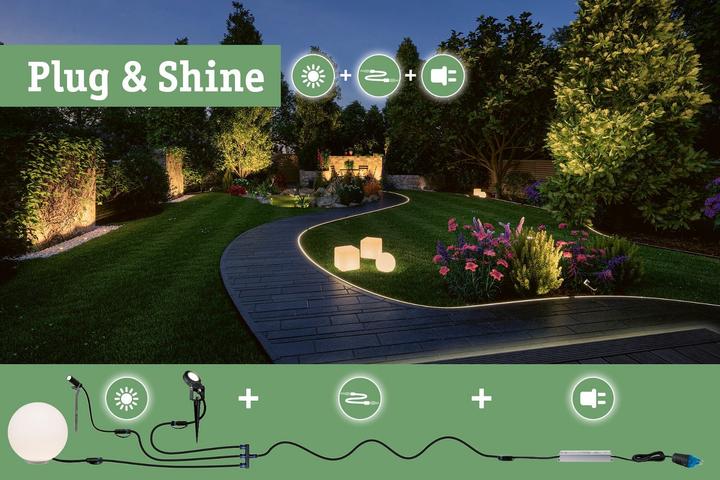 Image du produit Paulmann Kit de démarrage Outdoor Plug & Shine Sting (655 lm, IP67)