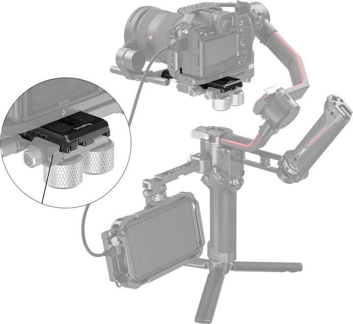 Immagine prodotto SmallRig Quick Release Plate (Piastra di montaggio del giunto cardanico)