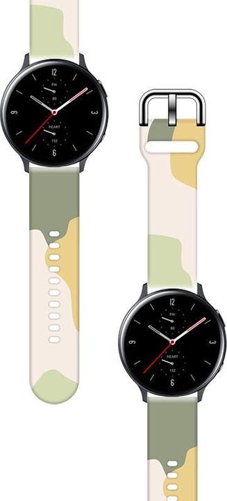 Produktbild Hurtel Armband Moro Band für Samsung Galaxy Watch 42 mm Silikonarmband Camo Uhrenarmband (14) (42 mm, Silikon)