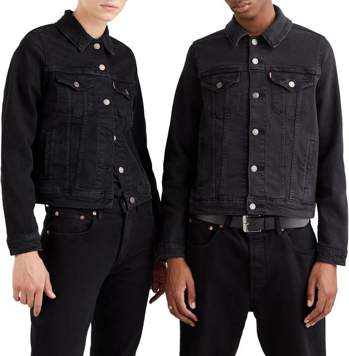 Actual product image Levis Original Trucker black lilly (L)