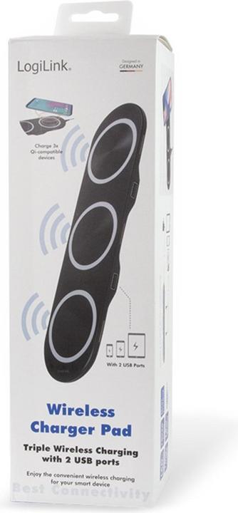 Actual product image LogiLink Wireless table charger (15 W)