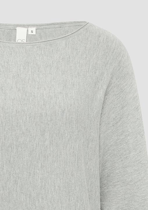 Produktbild S.Oliver Strickpullover Viskosemix-Pullover mit Fledermausärmeln (S)