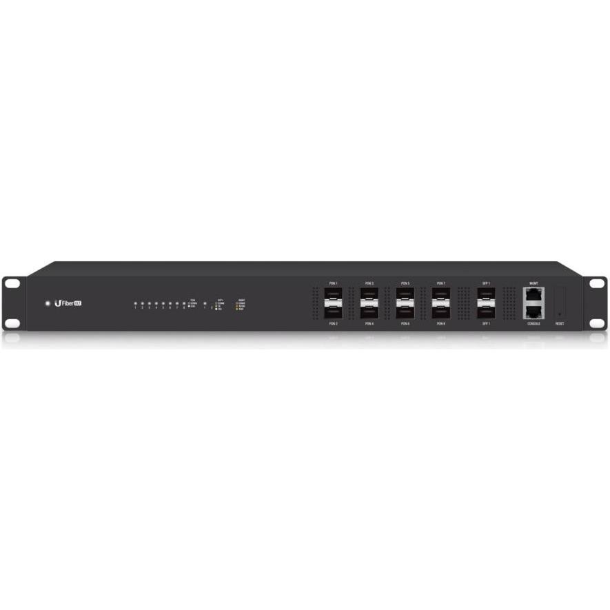 Ubiquiti UFiber GPON Optical Line Terminal, 8x GPON, 2x SFP+ (10 Ports), Netzwerk Switch, Schwarz