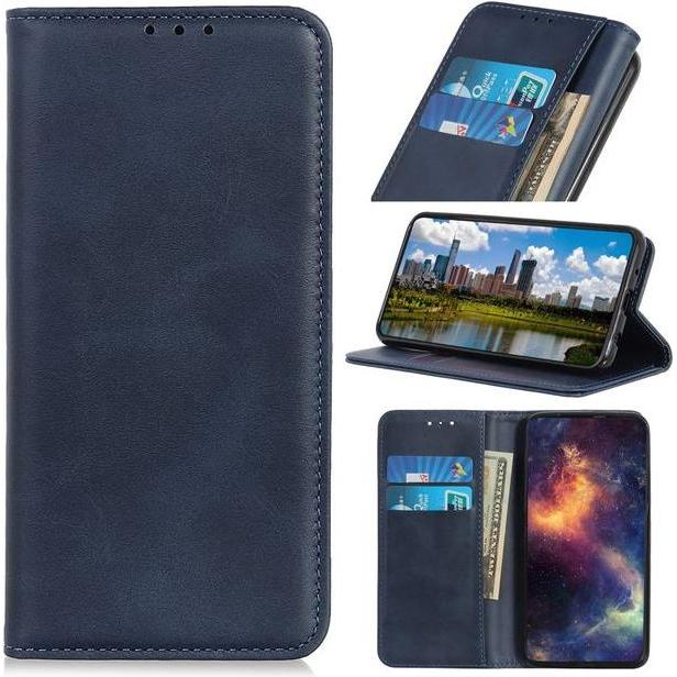 Thumbnail - MU Classic Classic V Leder Bookcover Series (Motorola Moto G8 Power Lite), Smartphone Hülle, Blau