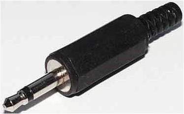 Produktbild E+P KS 3 K 3.5mm (M) Schwarz Drahtverbinder (Klinkenadapter)