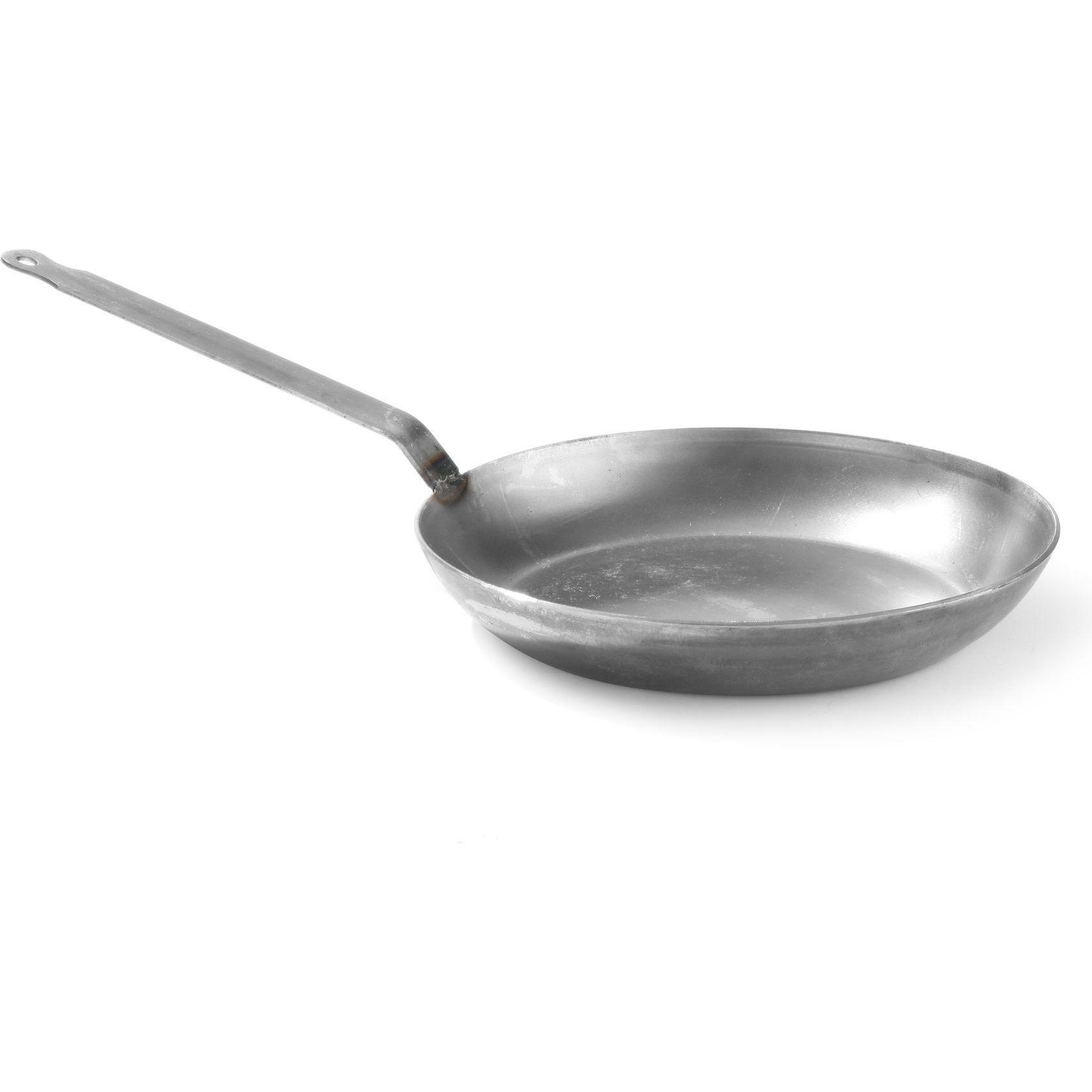 Hendi Klassik Bratpfanne Flachstahl, Pfanne + Kochtopf