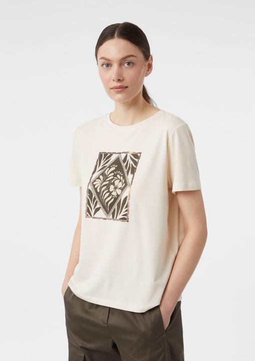 Produktbild Comma T-Shirt Jersey-T-Shirt mit Artwork (38)