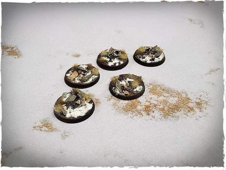 Gamers Grass GGB-WR40 - Gevechtsbodems - Winter, 40 mm, rond (5 stuks)
