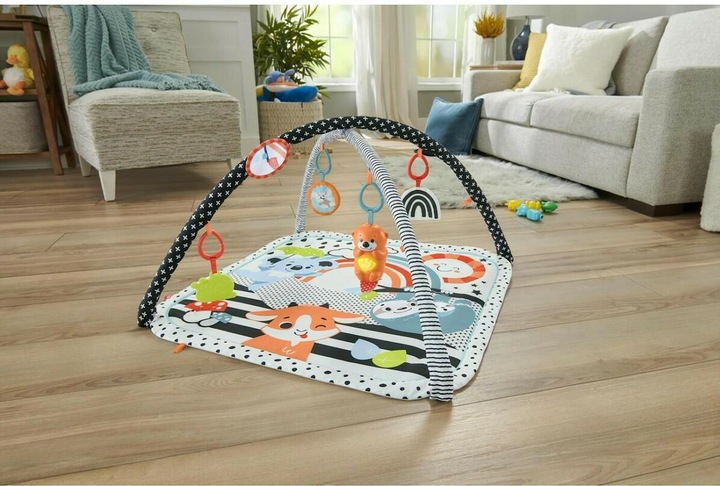 Produktbild Fisher-Price Tierfreunde Kontrast-Spieldecke