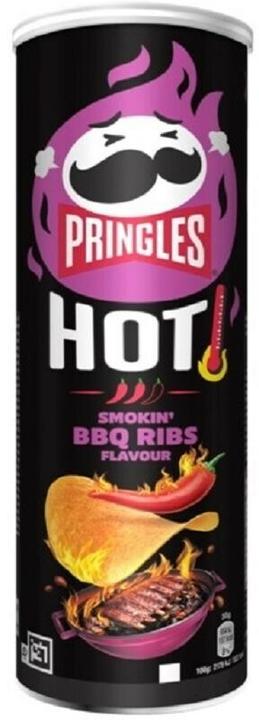 Pringles HOT BBQ Ribs 160g (160 g, 1 Stk.)