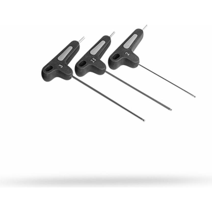 PRO, Sechskantschlüssel, Innensechskantset 4 / 5 / 6 Schwarz Stahl Mit Dual Compound Griff
