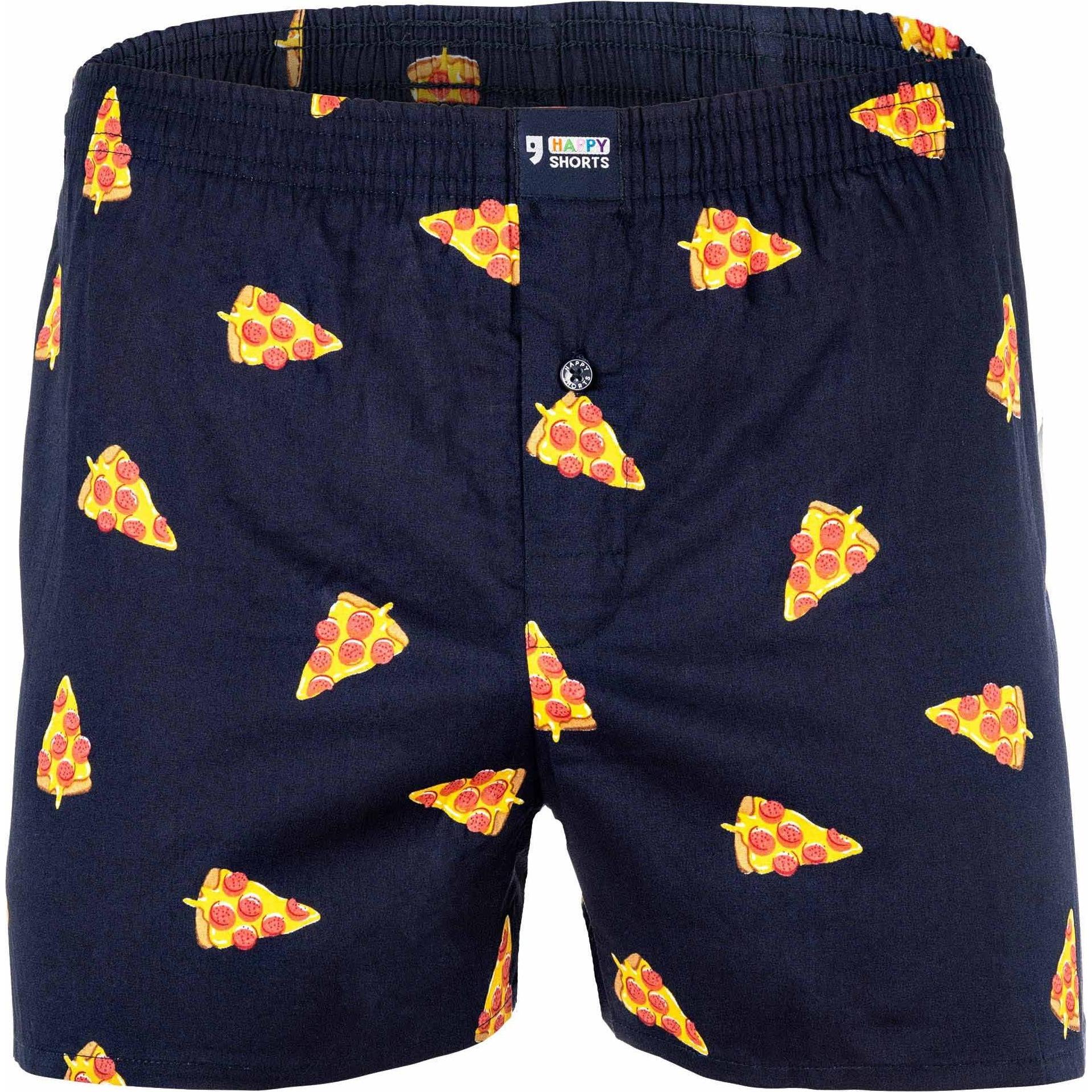 Happy shorts, Herren, Unterhosen, Web-Boxershorts Casual Bequem sitzend, Mehrfarbig, (L, Einzelpack)