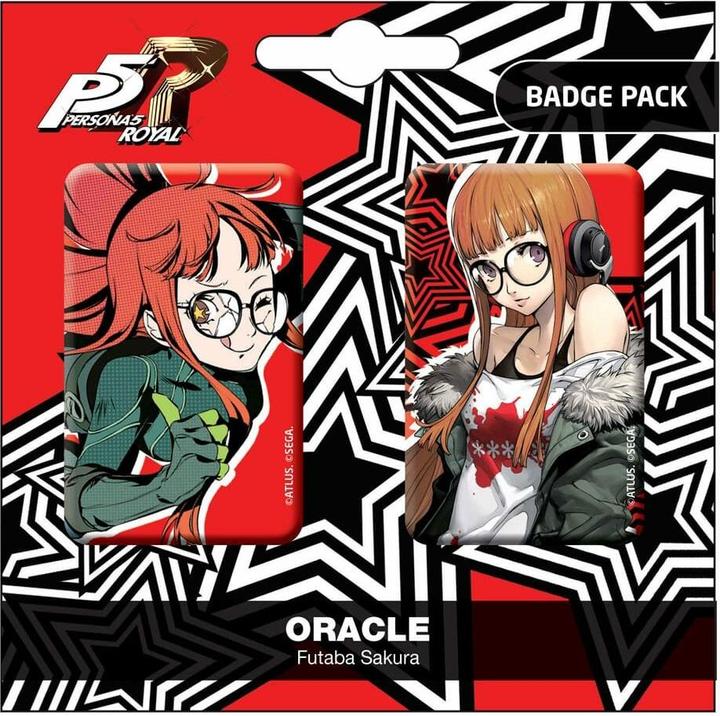 Produktbild POPbuddies Persona 5 Royal Ansteck-Buttons Doppelpack Oracle / Futaba Sakura