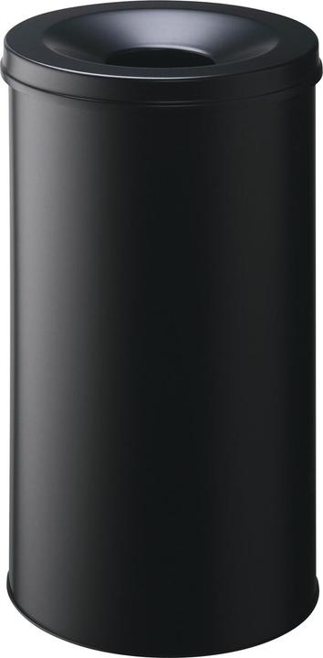 Produktbild Durable Mülleimer - rund - 60 L - Stahl - Schwarz (60 l)