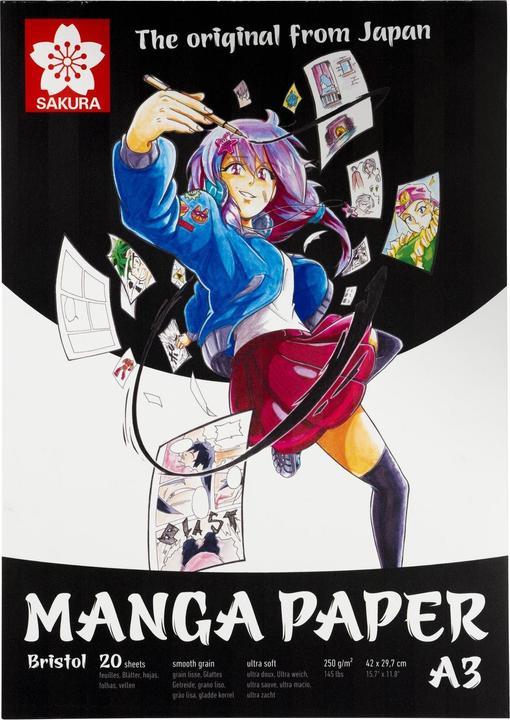 Immagine prodotto Sakura Blocco da disegno Manga A3 20 fogli (A3, Nessuna)