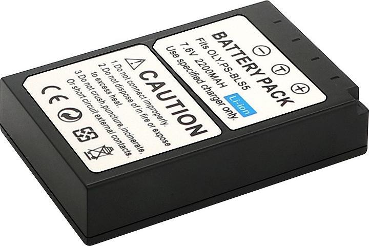 Image du produit Acconic f. Canon PS-BLS-5 PEN EM10 E-M10 EM10 Mark II E-M10 Mark II EP3 (Batterie de l'appareil photo)