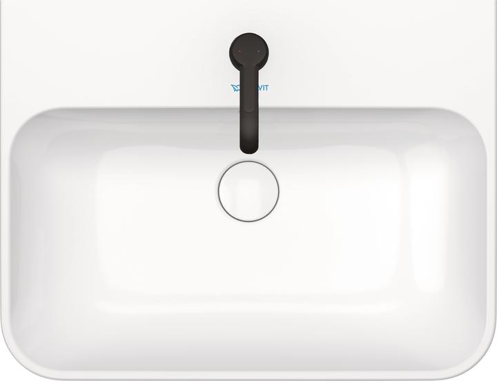 Produktbild Duravit Aufsatzwaschbecken 60 x 46 cm Happy D.2 Plus Anthrazit/weiss 2360606100 (460 mm, 600 mm)