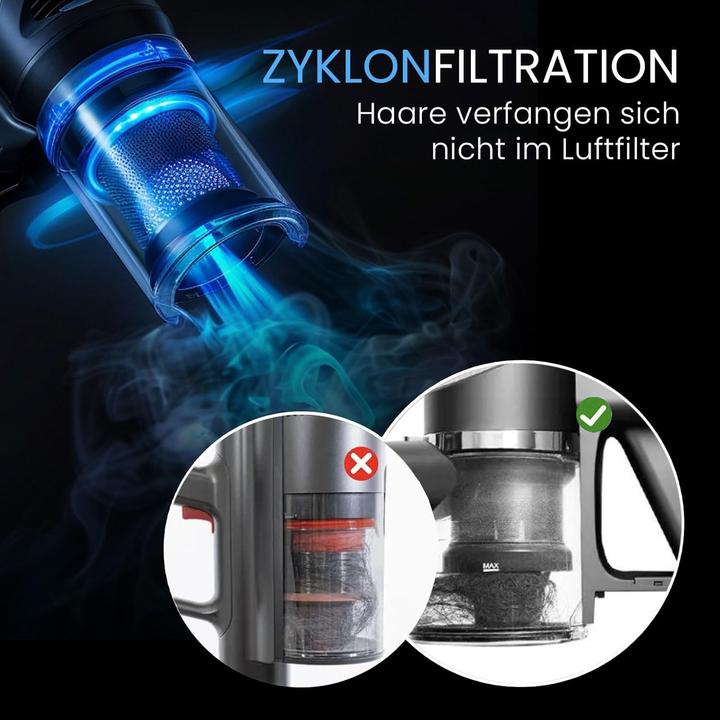 Produktbild Air Essence Draadloze stofzuiger mit flexibeler LED-Borste, 100 AirWatt, 45 Min Laufzeit