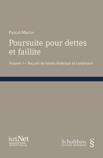 Image du produit Poursuite pour dettes et faillite (Français, Pascal Martin, 2023)