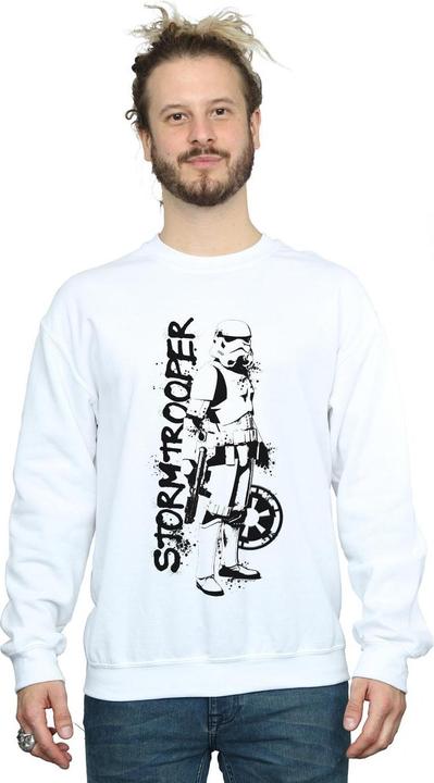Produktbild Star Wars The Mandalorian Splat Stormtrooper Sweatshirt (L)