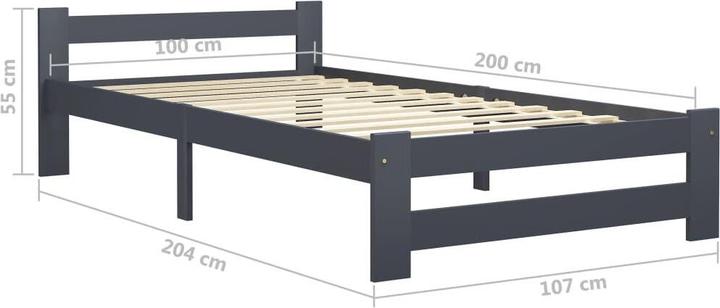 Image du produit vidaXL Bettgestell (100 x 200 cm)