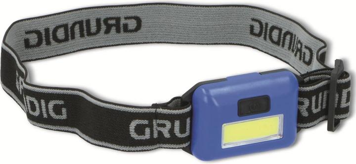 Grundig Lampe frontale à LED COB 2 W bleue (80 lm)