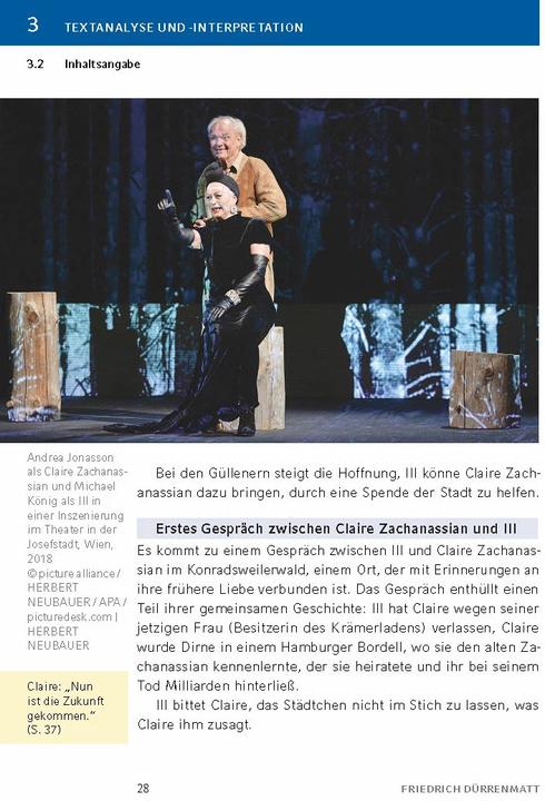 Actual product image Der Besuch der alten Dame von Friedrich Dürrenmatt (German, Bernd Matzkowski, Friedrich Duerrenmatt, 2022)