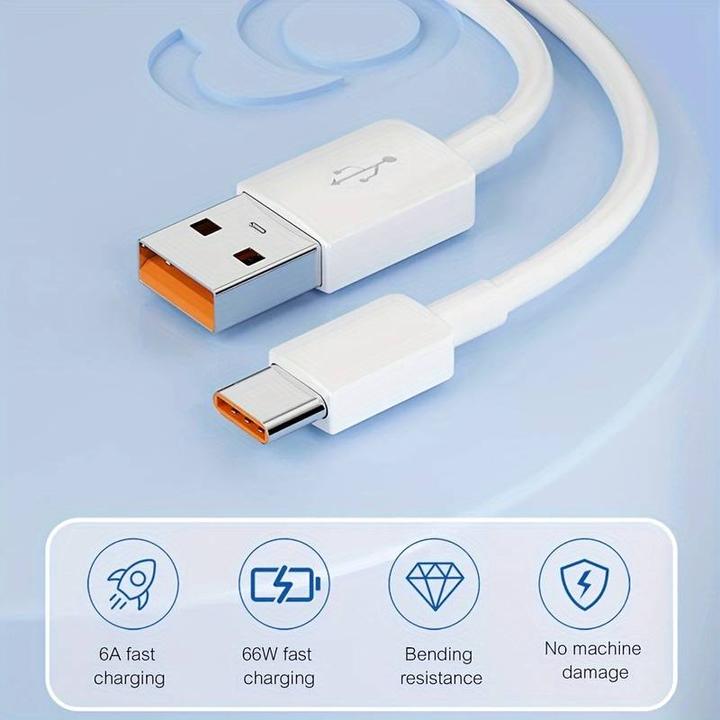 Produktbild PhoneLook Ultralanges USB-A auf USB-C Ladekabel 10 Meter (10 m, 66 W)