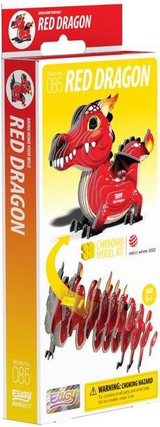 Produktbild Eugy Roter Drache Eco 3D-Puzzle (7 Teile)