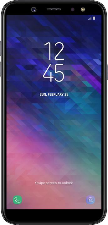 Produktbild Samsung Galaxy A6 (2018) (32 GB, Black, 5.60", Dual SIM + SD, 16 Mpx, 4G)