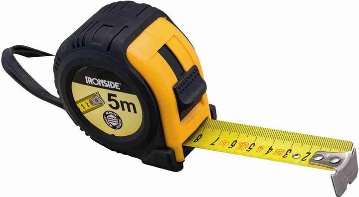 Produktbild Ironside 150212 Rollbandmass mit Stop 5 m 25mm Band gummiert (5 m)