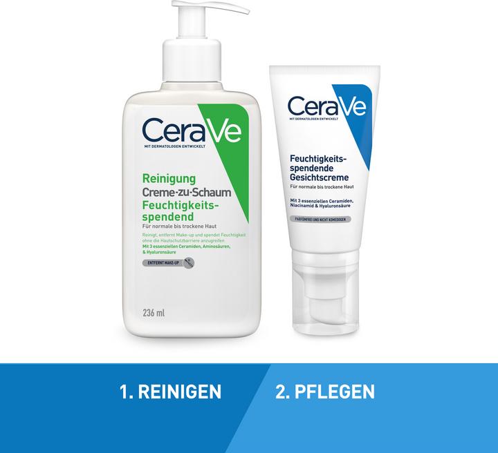 Actual product image CeraVe Moisturizing face cream (52 ml, 24h cream)