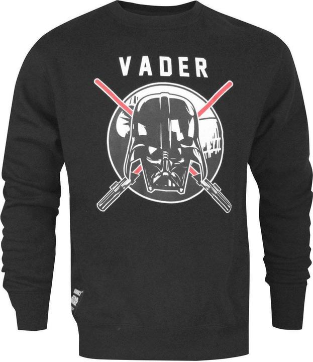 Actual product image Star Wars Mens Darth Vader Shield Sweatshirt (M)