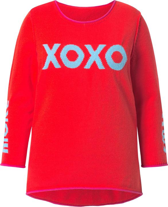 Immagine prodotto Angel of Style Maglione dal taglio dritto con scritta e orli non rifiniti (50, 52)