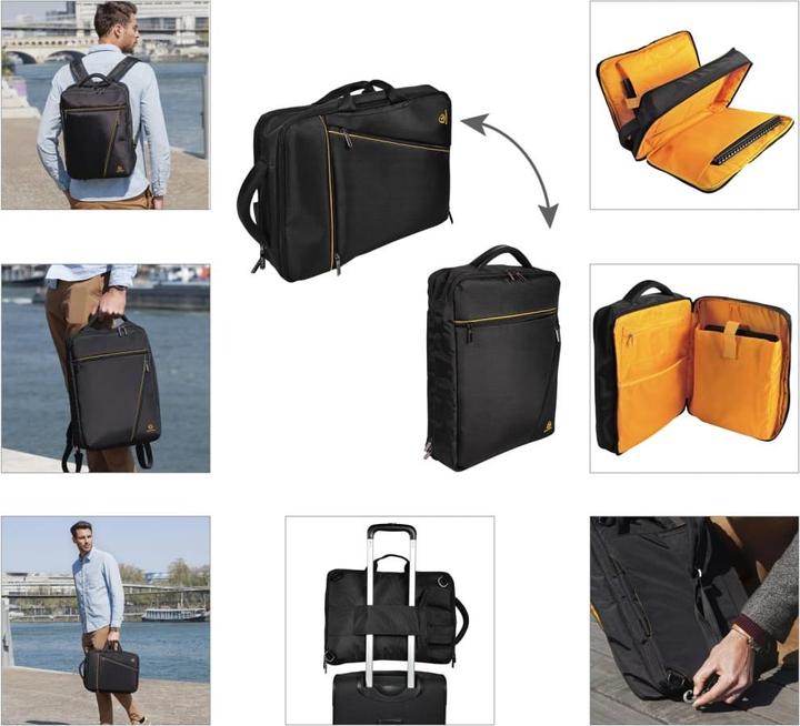 Actual product image Exacompta Sacoche sac à dos Dual 15,6" Exactive - Noir (12 l)