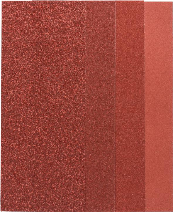 Actual product image Bosch Zubehör Sanding sheet set for orbital sander, 25-piece, unperforated, 93 x 230 mm, 60-240 (60, 80, 120, 240)