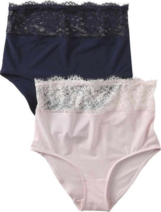 Envie de Fraise 2er-Pack Umstands-Slips mit Spitze, hohe Taille