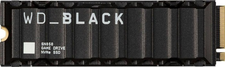 Actual product image WD Black SN850 with Heatsink (Retail) (1000 GB, M.2 2280)