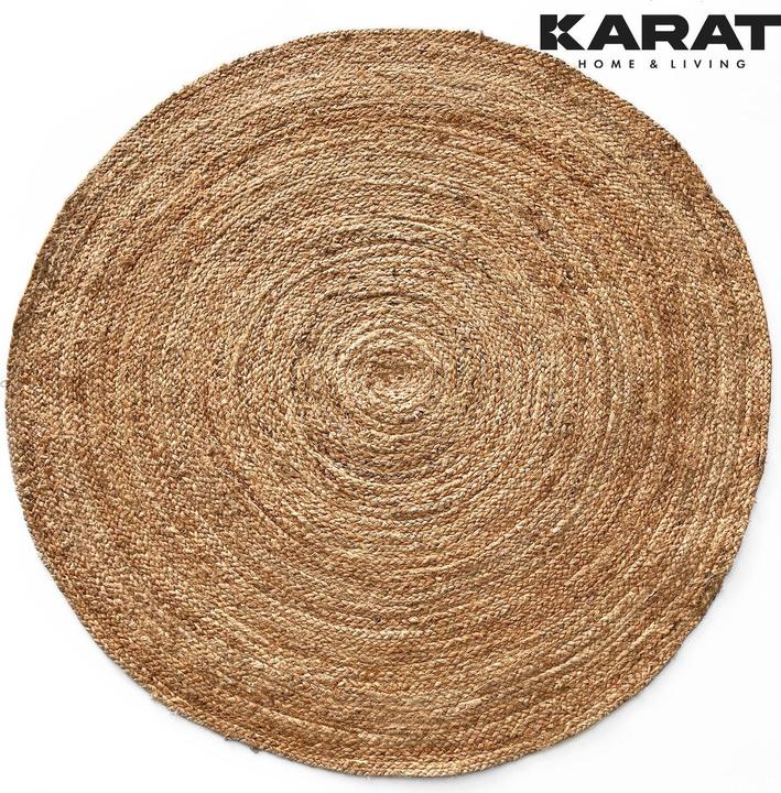Karat Jute-Teppich (120 x 120 cm)