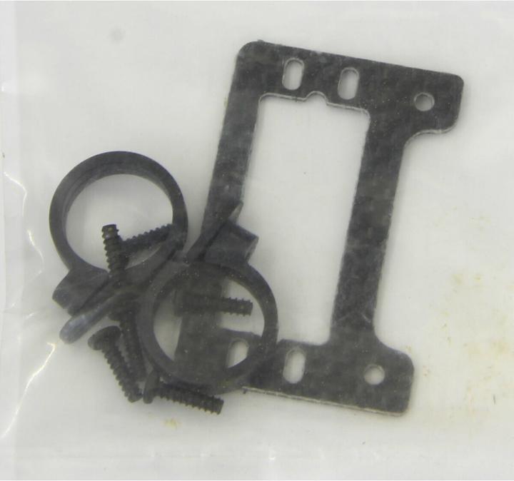 Actual product image Jamara Rear servo holder E-Rix 500 Carbon