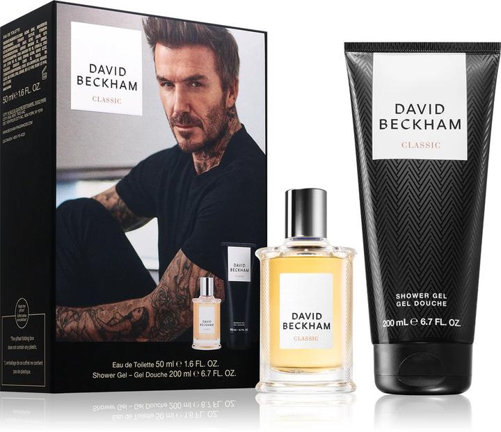 Actual product image David Beckham Classic Eau de Toilette 50ml + Shower Gel 200ml (Perfume set)