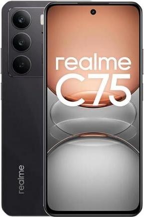 Actual product image realme C75 Dual Sim 6GB RAM 128GB - Storm Black (128 GB, Storm black, 6.72", Dual SIM, 50 Mpx, 4G)