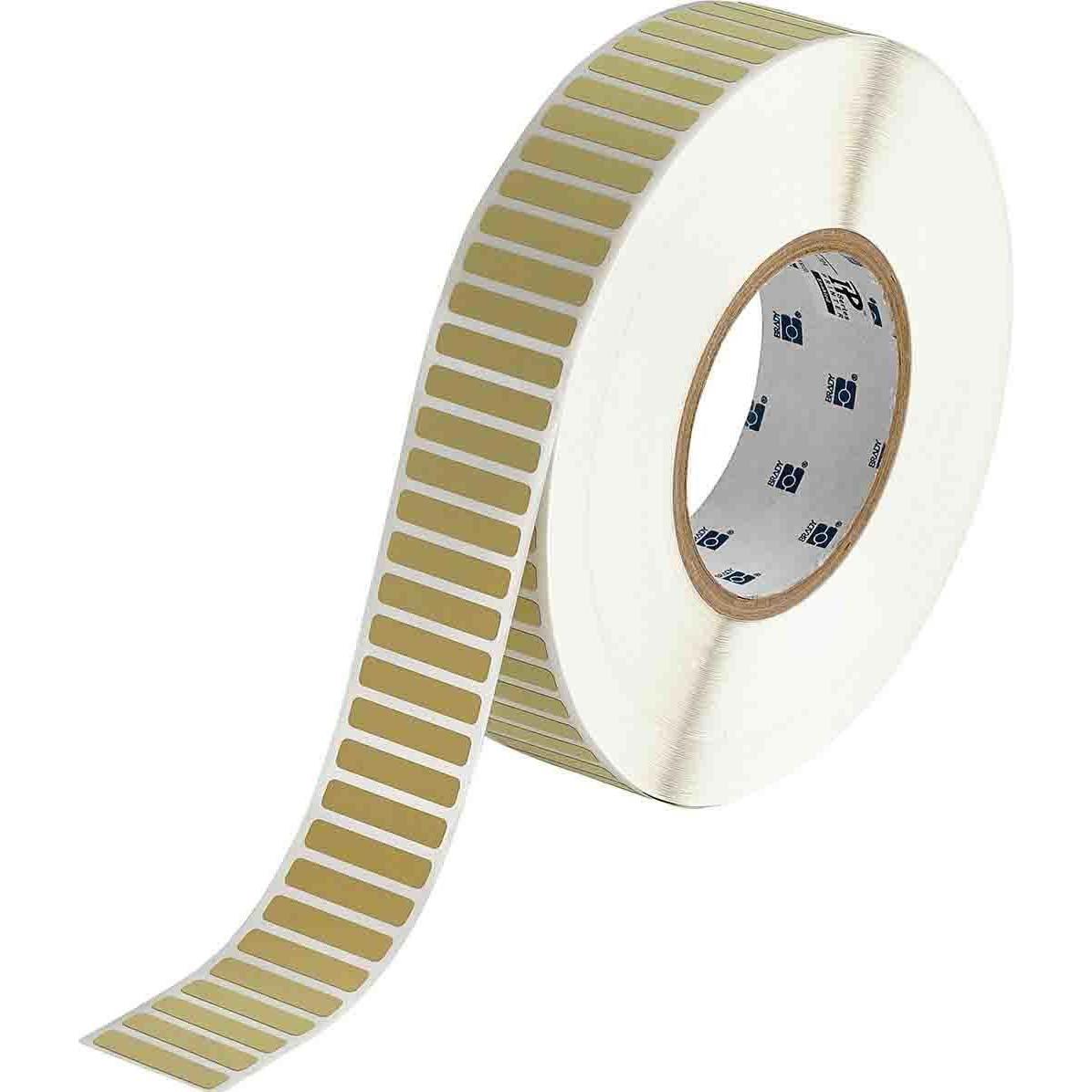 Brady, Etiketten, THT-43-724-10, Polyimid, Beige, matt, 31.75 x 6.35 mm, permanent (10000 E.)