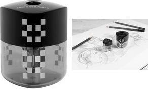 EberhardFaber Dosenspitzer Doppelspitzdose Winner anthrazit, 8 und 10, 45 x 43 x 47 mm