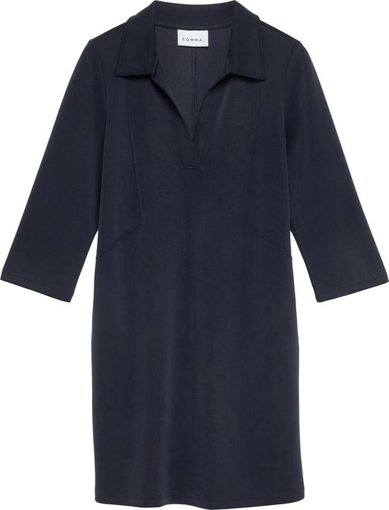 Image du produit Comma Fliessendes Polokleid mit Nahttaschen (32)